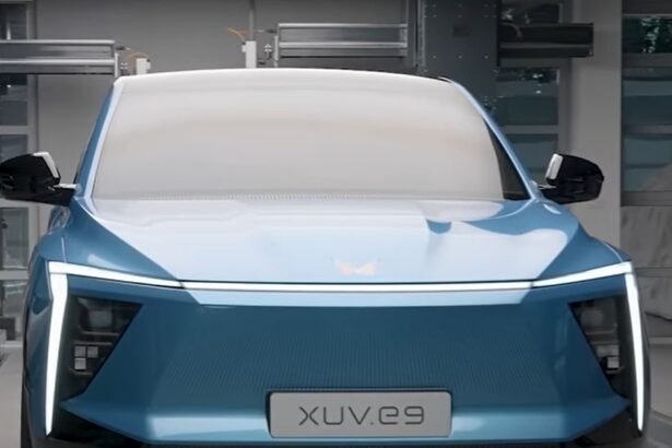 Mahindra XUV E9 Futuristic Electric Car