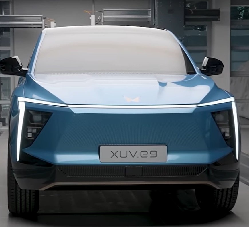 Mahindra XUV E9 Futuristic Electric Car