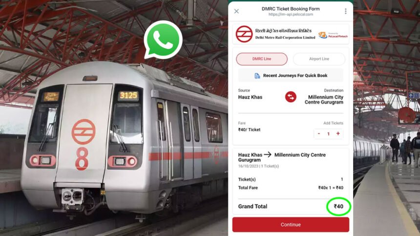 Metro Rides Through Whatsapp