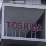 Toshiba shares Delists