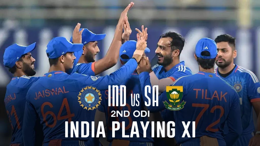 ind vs sa 2nd odi playing 11